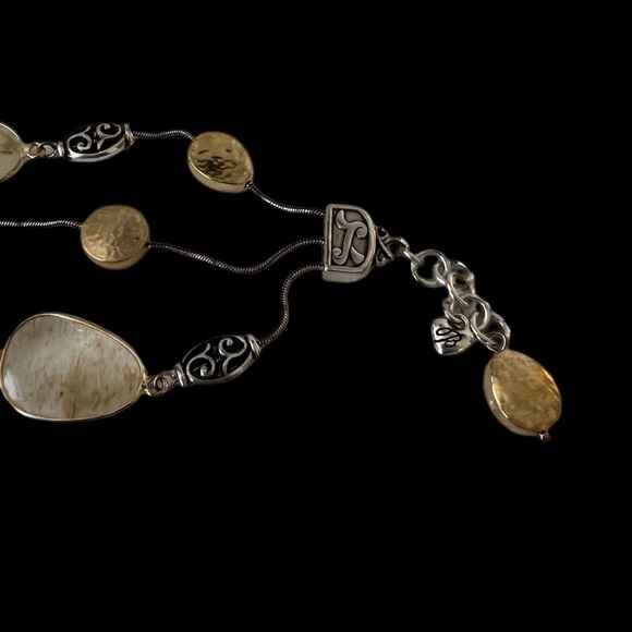 Brighton Mediterranean Bracelet J37011 3 strand bracelet. Gold and silver plated - Picture 3 of 7